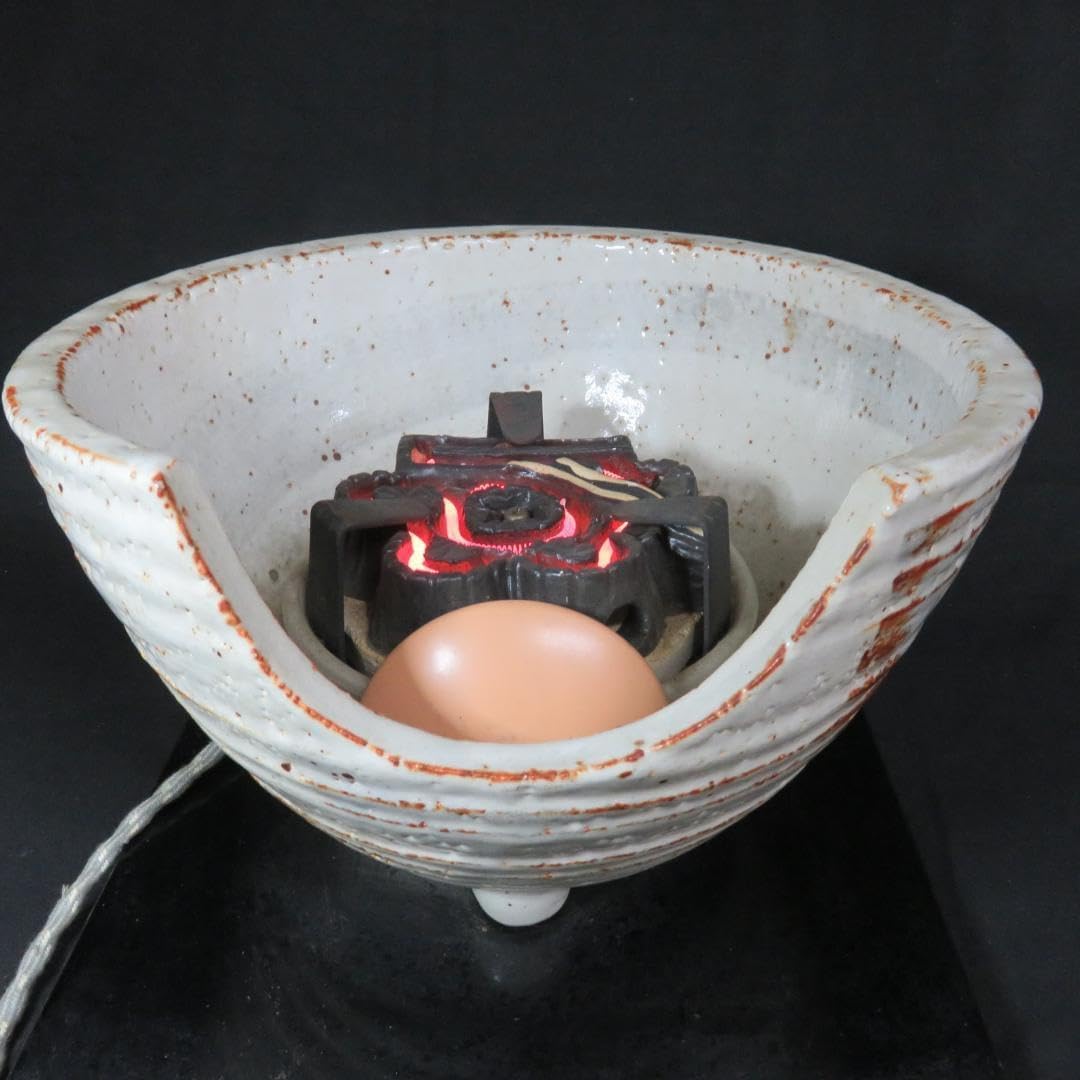 風炉釜 風炉型 電熱器 野々田商店 100V 410W 陶器